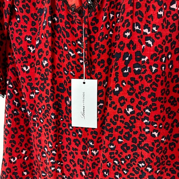 Lovers + Friends Jason Mini Dress In Sahara Cheetah Size - S - Picture 4 of 4